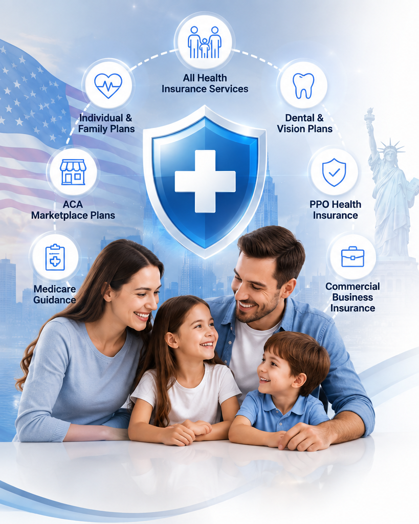 Health insurance services available through Insure With Asif